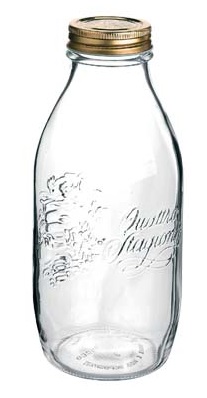 Bouteille 1L 230mmh transparente